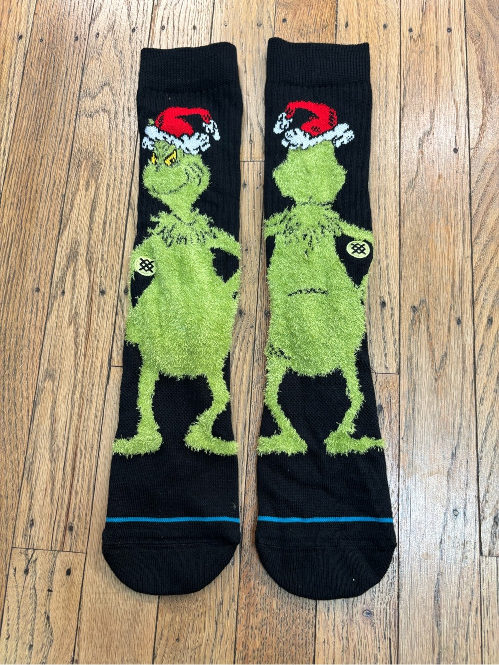 Stance Grinch Crew Socks - Black, Green & Red